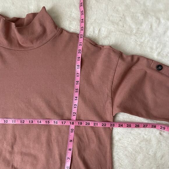 Madewell Mock Neck Top Size Large - Picture 6 of 6